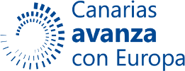 Logo de Canarias avanza con Europa